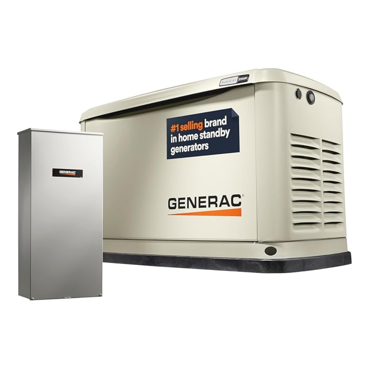 mclmedu-product-40-image-1 Guardian Series 22 kW/19.5 kW Air Cooled Home Standby Generator with Wi-Fi and Whole Home 200 Amp Transfer Switch - Image 1