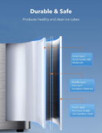 Aicook Nugget Ice Maker For Countertop, Sonic Ice Maker Machine - Image 3